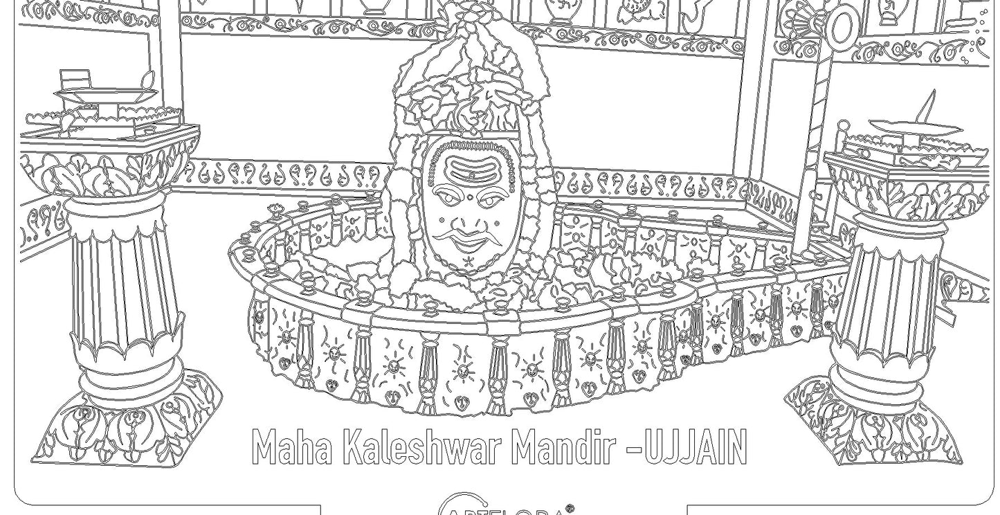 Laser Engraving Maha Kaleshwar Mandir (Ujjain)