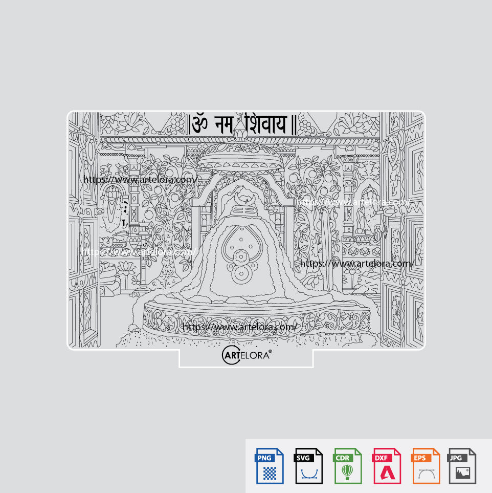 Laser Engraving Somnath Mahadev Jyotirlinga Temple (Gujarat)