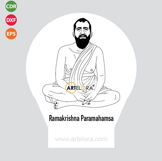 Laser Engraving Sri Ramakrishna Paramahamsa