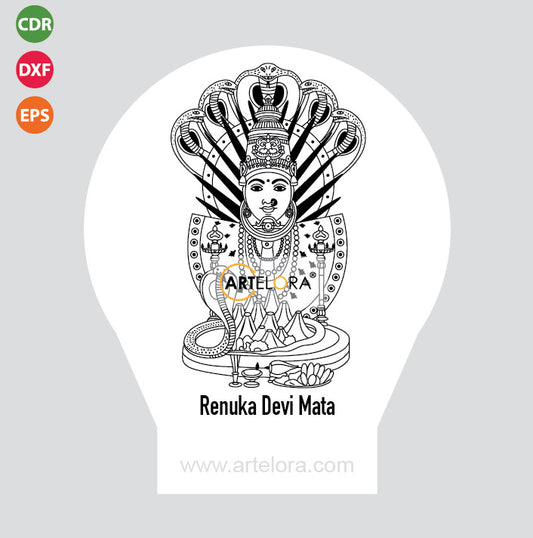 Laser Engraving Renuka Devi Mata