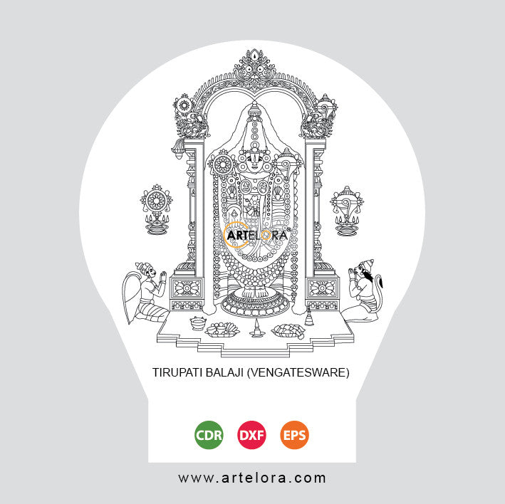 Laser Engraving Tirupati Balaji (Vengatesware)