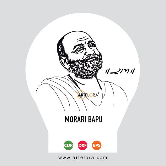 Laser Engraving Morari Bapu Ram Katha