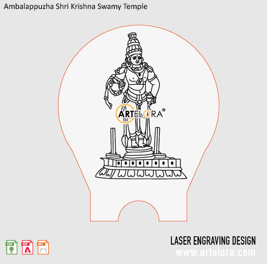 Ambalappuzha Shri Krishna Swamy Temple Laser Engraving