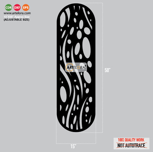 Grill Design Half Round (Jali Cutting)