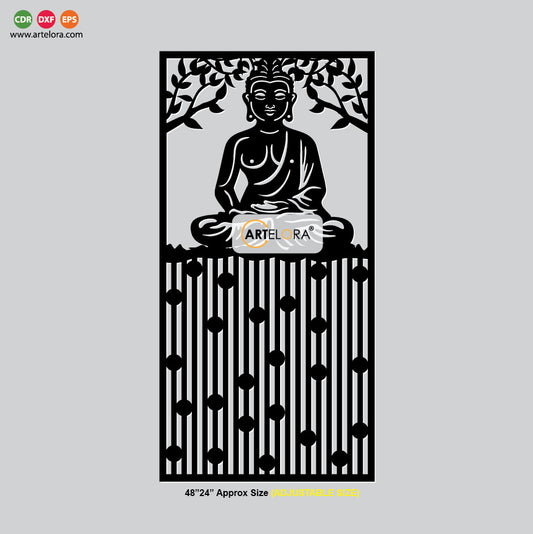 Gautam Buddha Grill Design (Jali Design)