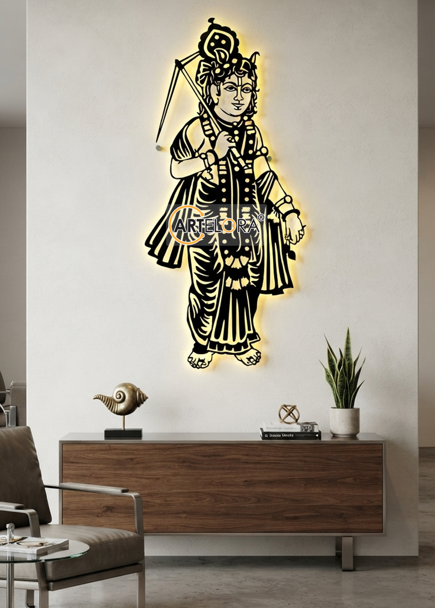 2D Modern Art Baldau ji (Balram) Laser cutting