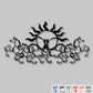 2D Modern Art Seven Horses Laser cutting design