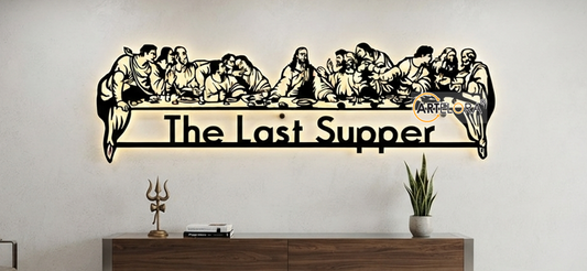 2D Modern Art The Last Supper Jesus (Mural Painting)