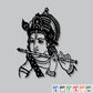 2D Modern Art Shri Krishna (Murlidhar Mohan)