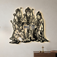 2D Modern Art Ram Darbar Laser Cutting