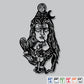 2D Modern Art Shiv (Mahadev) Laser Cutting