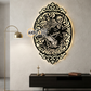 2D Modern Art Radha Krishna Laser cutting
