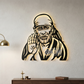 2D Modern Art Sai Baba Laser cutting design