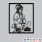 2D Modern Art Hanuman Ji Laser Cutting