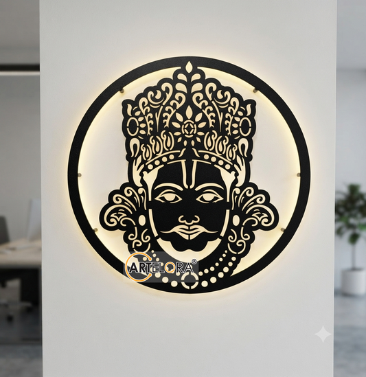 2D Modern Art Khatu Shyam Ji Laser Cutting