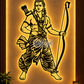 2D Modern Art Lord Shri Rama  Laser Cutting