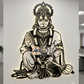 2D Modern Art Hanuman (Pavan Putra)
