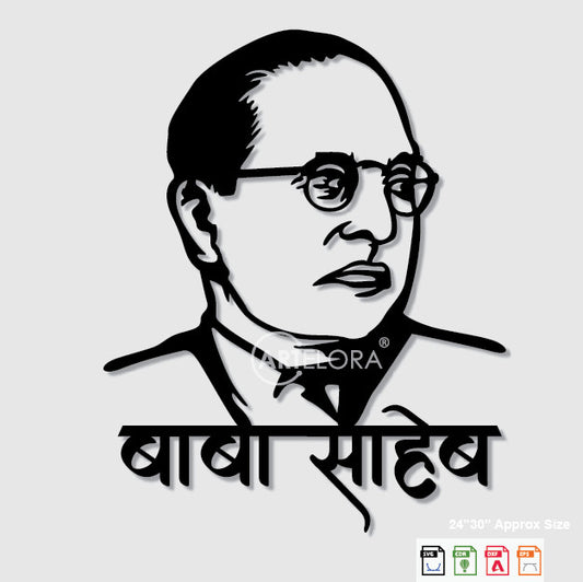 2D Modern Art Baba Saheb Ambedkar