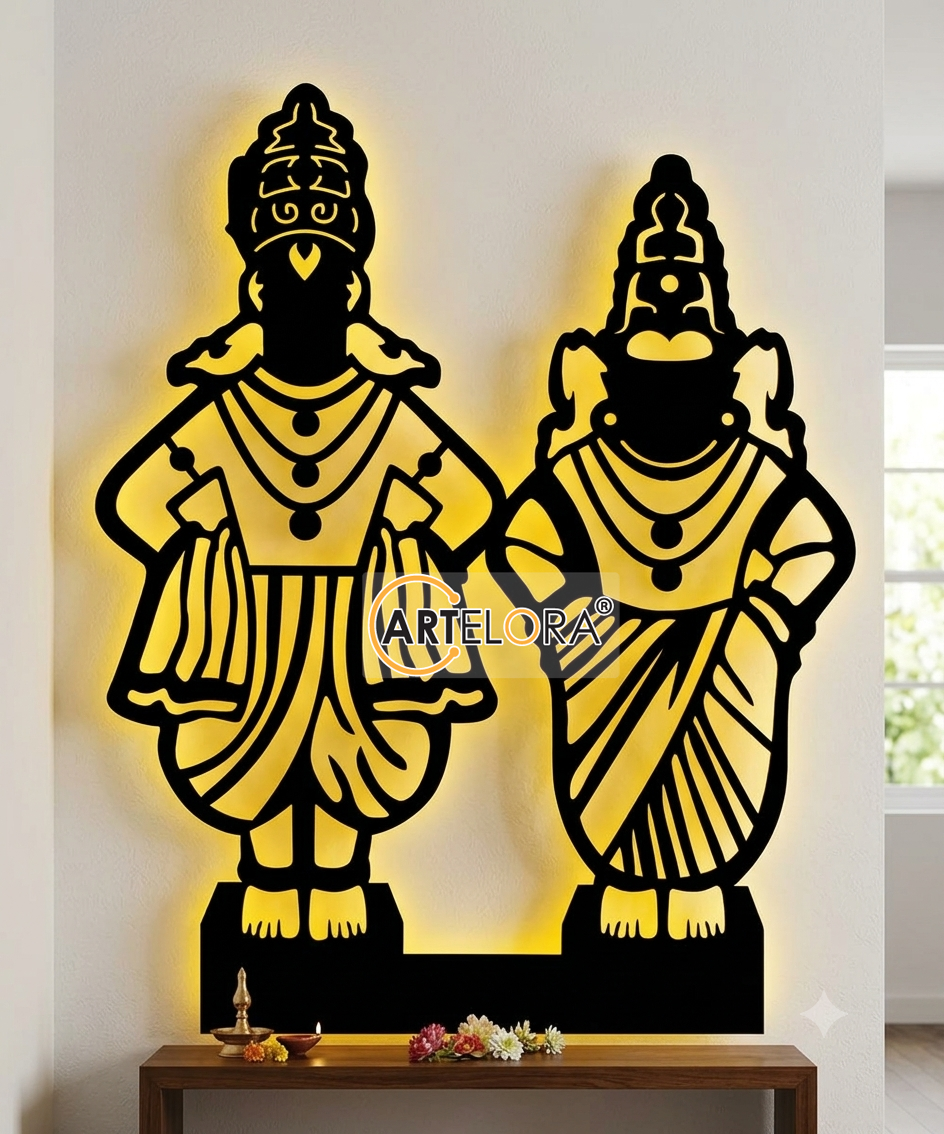 2D Modern Art Vitthal Rukmini