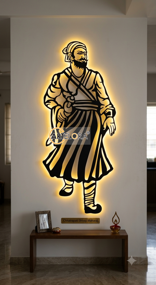 2D Modern Art Chhatrapati Shivaji Maharaj