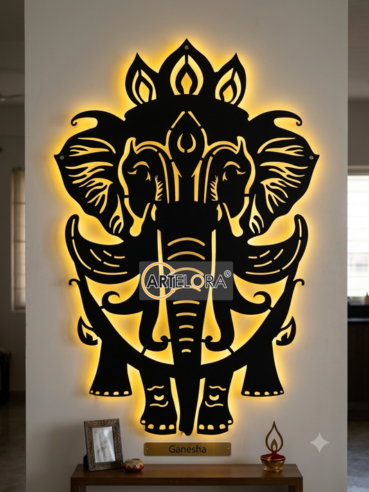 2D Modern Art Elephant