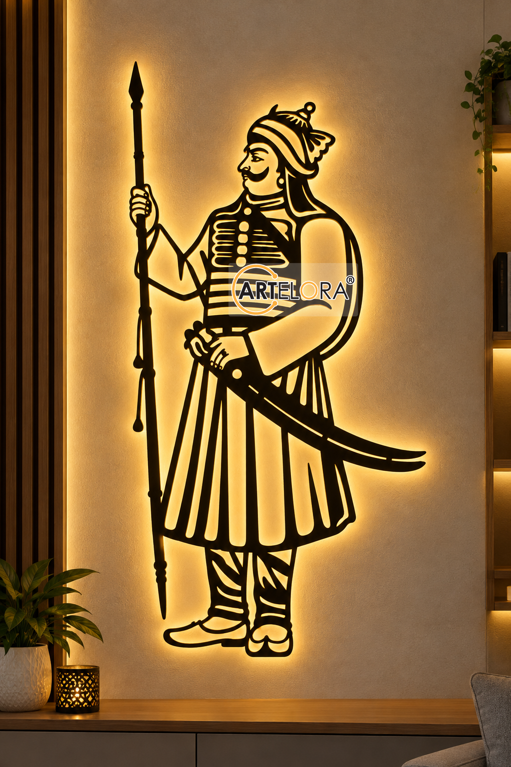 2D Modern Art Maharana Pratap