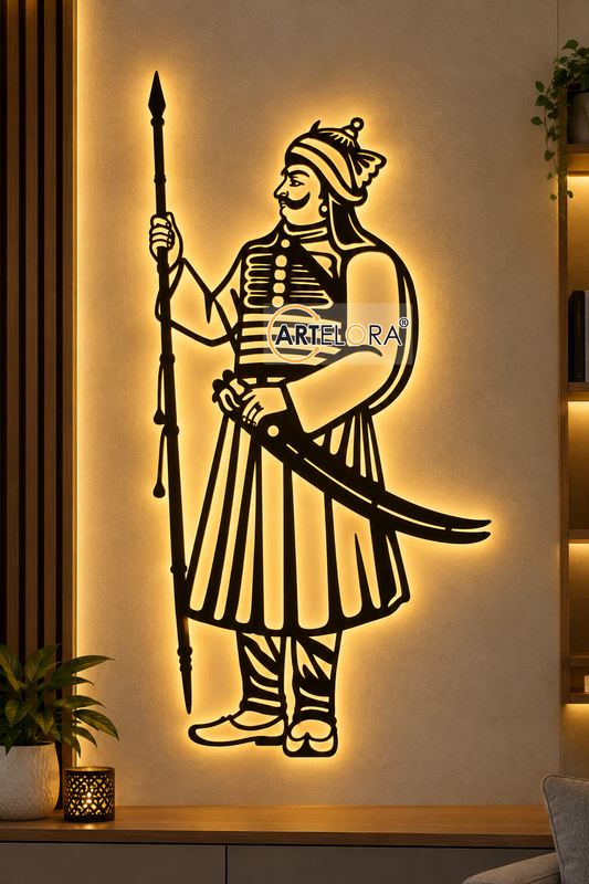 2D Modern Art Maharana Pratap