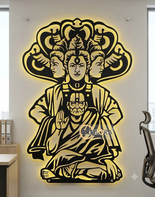 2D Modern Art Shri Swami Samarth