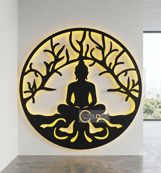 2D Modern Art Gautam Buddha