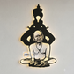 2D Modern Art Gan Gan Ganata Gole (Shri Gajanan) swami Samarth