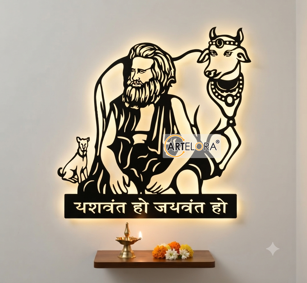 2D Modern Art Yasvant Ho Jayvant Ho (swami Samarth)