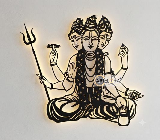 2D Modern Art Dattatreya Swamy (Dattaguru)