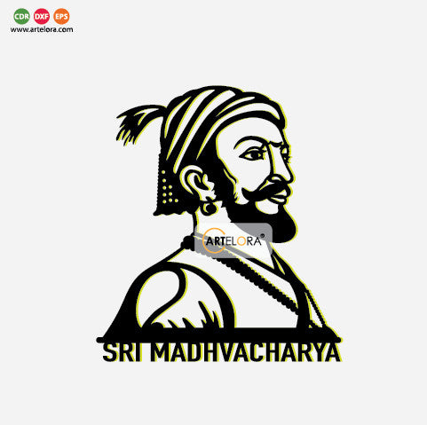 2D Modern Art Shivaji Maharaj