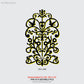 2D Modern Art Arch Metal wall art