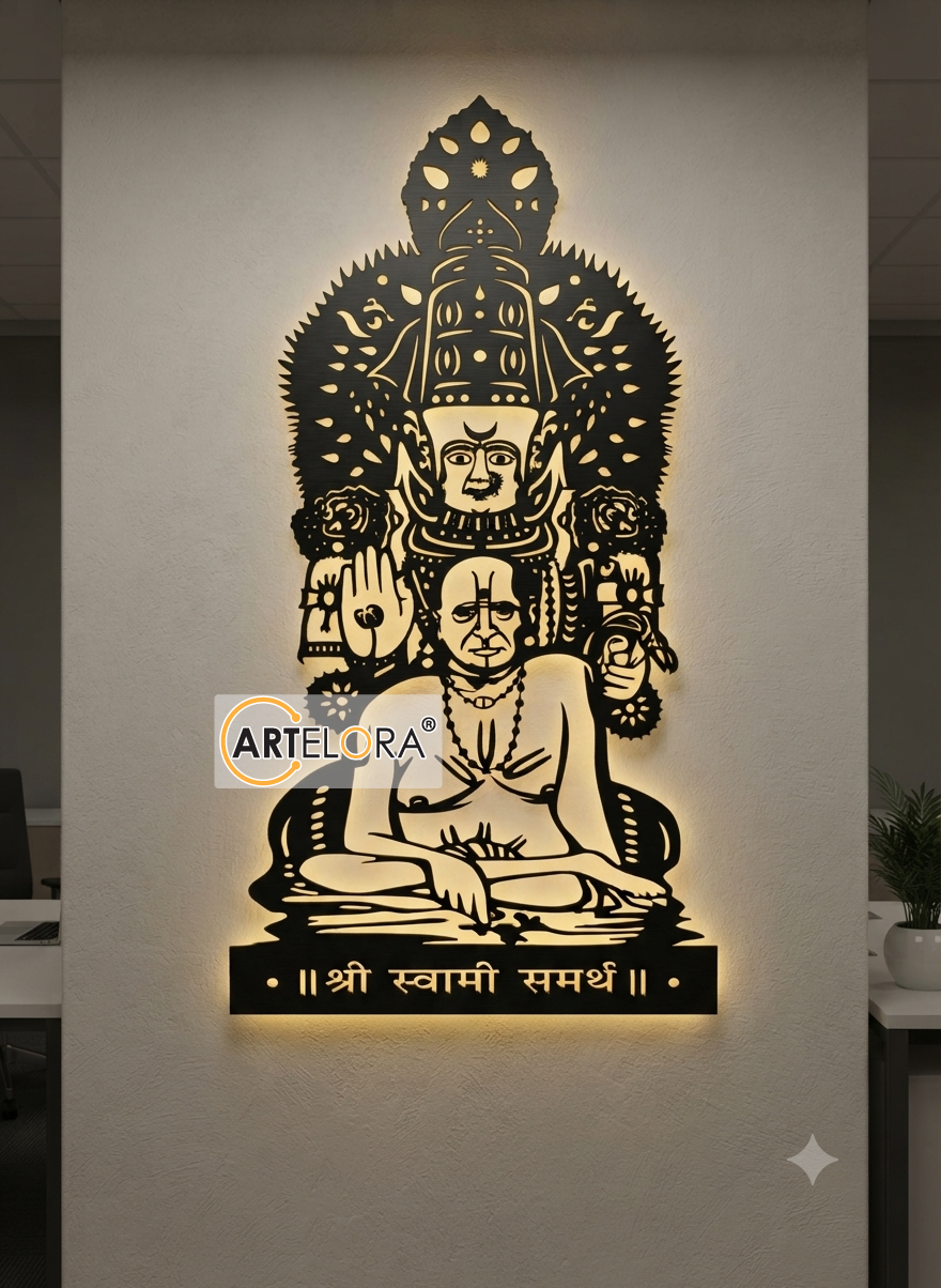 2D Modern Art Swami Samarth (Shree Tulja Bhavani)