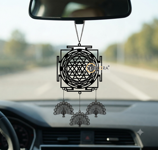 2D Modern Art Car Hanging Mantra Laser cutting