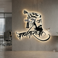 2D Modern Art shivaji laser cutting Text