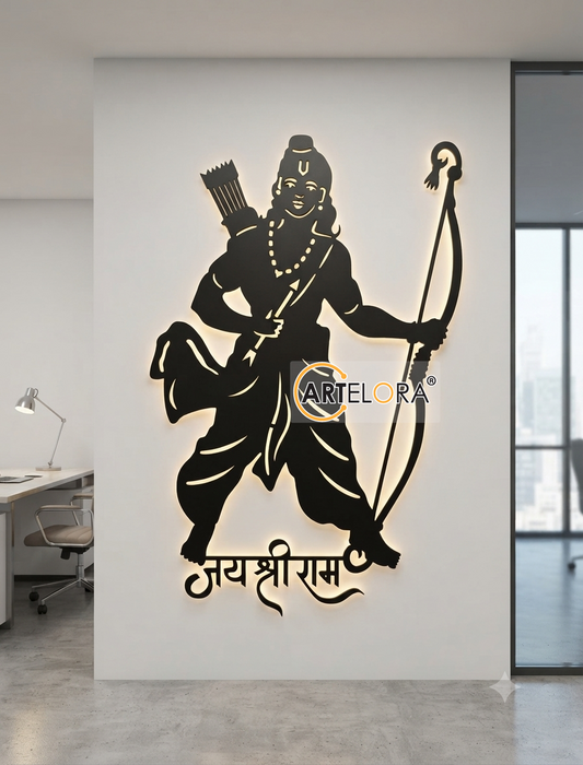 2D Modern Art Jay Shri Ram