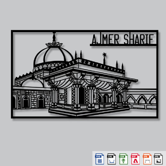 2D Modern Art Ajmer Sharif Dargah