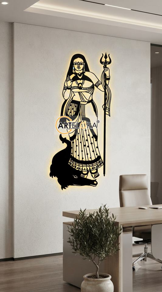 2D Modern Art Aai Shree Khodiyar Maa