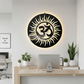 2D Modern Art OM wall art laser cutting