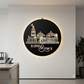 2D Modern Art Ayodhya Ram Mandir wall art laser cutting