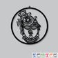 2D Modern Art Shri Nathji wall art laser cutting