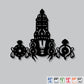 2D Modern Art Tirupati Bala ji Laser cutting