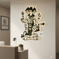2D Modern Art Aadesh BaBa  & Dattatreya Swamy Laser cutting