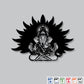 2D Modern Art Ganesh Laser Cutting