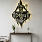 2D Modern Art Shiv (Mahadev) Laser Cutting