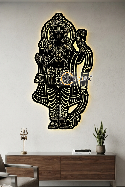 2D Modern Art Ram Lala Grill (Ramlala Ayodhya)