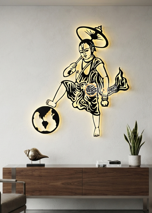 2D Modern Art Vaman Avatar (Vishnu Dashavatara)