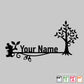 Name Plate laser cutting Tree